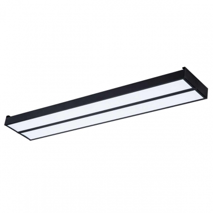 Панель светодиодная Uniel ULO-K15A 2x16W/4000K/L100 IP44 BLACK мощность 32 Вт