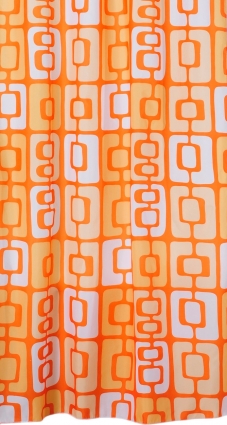 Штора для ванной Iddis Orange Toffee в современном стиле