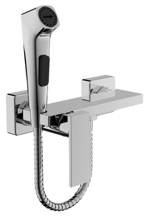 Гигиенический душ BELZ B653 B55653 со смесителем, хром, 1 режим