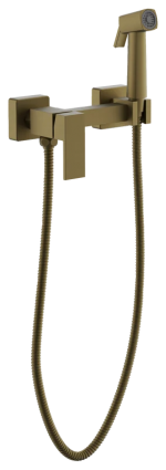 Гигиенический душ BELZ B806 B55806-5 со смесителем, золото, 1 режим