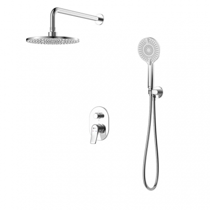 Душевой комплект Lemark Ortus LM11329C С ВНУТРЕННЕЙ ЧАСТЬЮ, хром, шланг 150 см