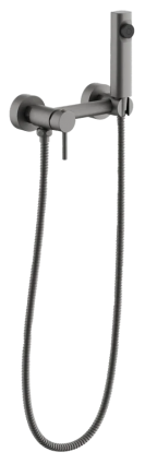 Гигиенический душ BELZ B803 B55803-3 со смесителем, оружейная сталь, 1 режим