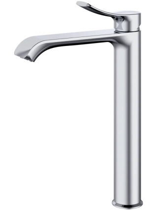 Смеситель для раковины Haiba HB11553 хром однорычажный, длина излива 17.7 см