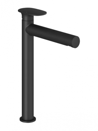 Смеситель для раковины Ravak Spring SG 015.20BL черный матовый однорычажный, длина излива 17.9 см