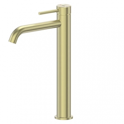 Смеситель для раковины Abber Wasser Kreis 316 AF8111BG-L брашированное золото однорычажный, длина излива 17 см