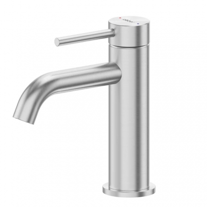 Смеситель для раковины Abber Wasser Kreis 316 AF8110BST брашированная сталь однорычажный, длина излива 12 см