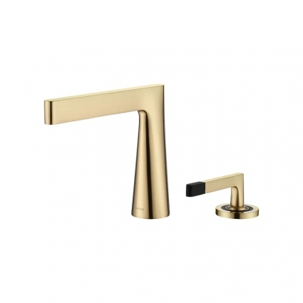 Смеситель для раковины Boheme Duo 161-MG matt gold однорычажный, золото