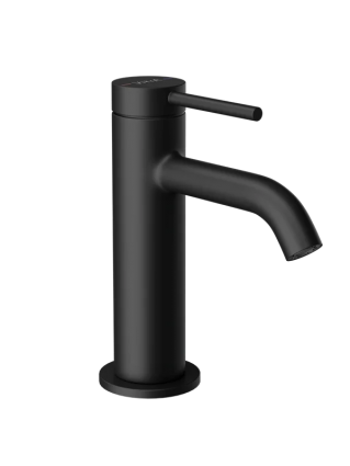Смеситель для раковины VitrA Minimax Round A4353036EXP матовый черный однорычажный, длина излива 12 см