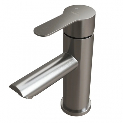 Смеситель для раковины 35k MIXLINE MLSS32-04 "Stainless" НЕРЖ однорычажный, хром