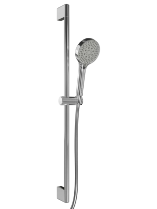 Душевой гарнитур VitrA Base Round A45908EXP хром штанга 78 см, шланг 150 см