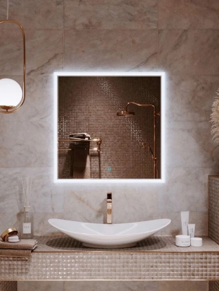 Зеркало Alavann Emma 70x80 с подсветкой