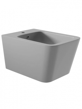 Биде подвесное Aqueduto Macio MAC0330 матовое серое 37x52.5 см