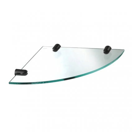 Полка Wasserkraft Wiese 533GM угловая, gun metal, подвесная