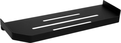Полка Fixsen Hi-Tech FX-843B матовая черная цвет черный, подвесная