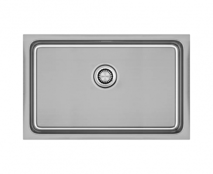 Мойка кухонная Paulmark Vista PM307444-BS брашированная нержавеющая сталь прямоугольная