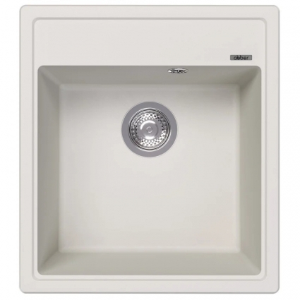 Мойка кухонная Abber Quarz AQ2901W матовая белая прямоугольная