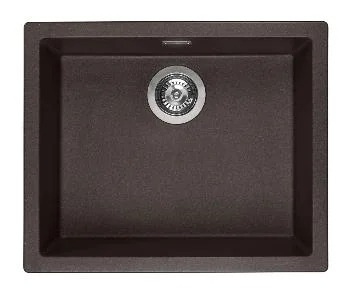 Мойка кухонная Kantera Amsterdam 50 R33197 dark chocolate матовая, прямоугольная
