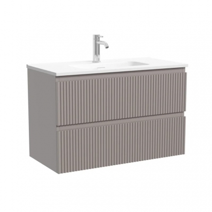 Sancos Тумба для ванной подвесная Snob R 790х390х500, Doha Soft, SNR80/39SM, с ящиками, с доводчиками