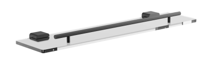 Полка BELZ B909 B90907 черная цвет черный, подвесная