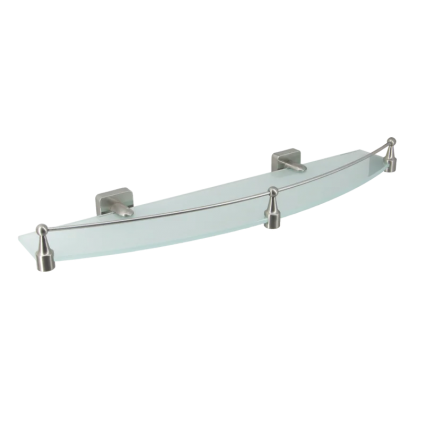 Полка Wasserkraft Rhin K-8744 никель подвесная,  в современном стиле
