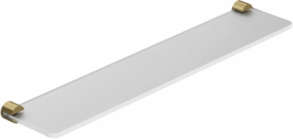 Полка Kludi Vela R 58973N0 60 см, брашированное золото, подвесная
