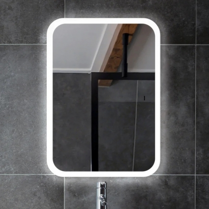 Зеркало Silver Mirrors Стив 50x70 с подсветкой, с бесконтактным сенсором