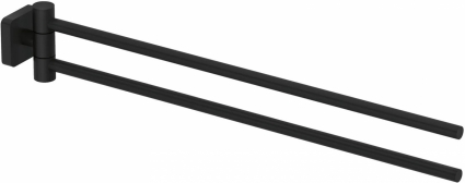 Полотенцедержатель Kludi Vela S 2597739 44 см, черный матовый, подвесной, поворотный