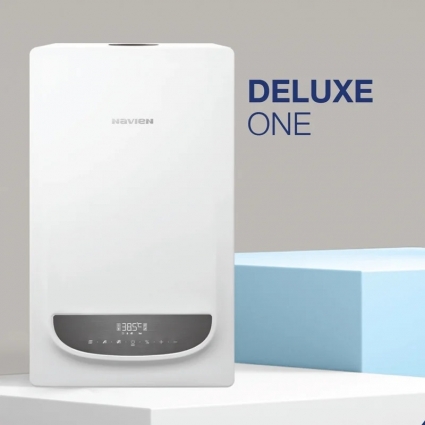 Газовый котел NAVIEN Deluxe One 30K одноконтурный, настенный, белый