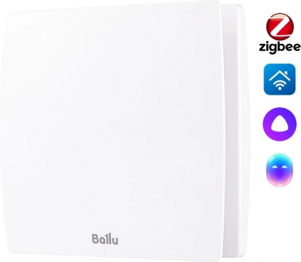Вытяжной вентилятор Ballu SL BAF-SL 150 V с обратным клапаном, белый,  в современном стиле