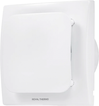 Вытяжной вентилятор Royal Thermo Virtuoso RAFV 100 T с таймером, белый,  в современном стиле