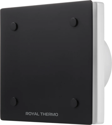 Вытяжной вентилятор Royal Thermo Calipso RAFC 100 Black черный,  в современном стиле
