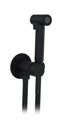 Гигиенический душ AltroBagno Modern AltroBagnoModern060119MB со смесителем, С ВНУТРЕННЕЙ ЧАСТЬЮ, матовый черный, 2 режима