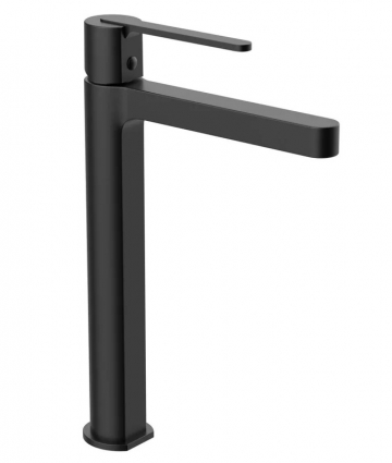 Смеситель для раковины AltroBagno Unione AltroBagnoUnione010221MB матовый черный однорычажный, длина излива 17.8 см