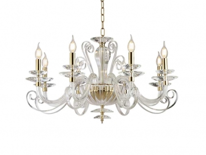 Люстра NEWPORT 8578/C gold polished цвет прозрачный, мощность 320 Вт