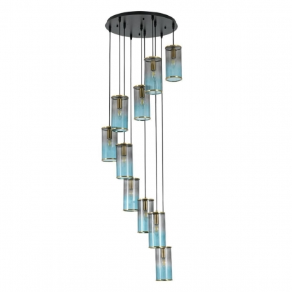Люстра Lumion MURANO 8401/10 в стиле модерн, цвет серый, мощность 400 Вт