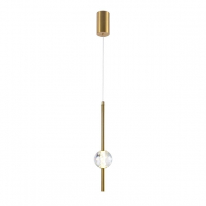 Подвесной светодиодный светильник Indigo Ciondolo 11066/1P Brass V000170L в стиле модерн, цвет бронза