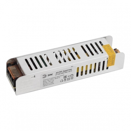 Блок питания ЭРА 12V 60W IP20 5A LP-LED-60W-IP20-12V-M Б0044740 в современном стиле, цвет серый