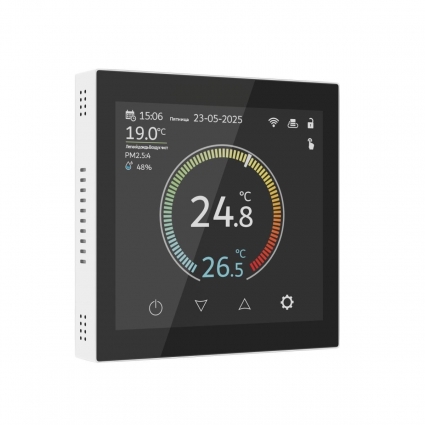 Умный сенсорный терморегулятор с LCD дисплеем Werkel a071604, цвет белый, мощность 3500 Вт