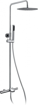 Душевая стойка AltroBagno Costanza 030412 Cr хром штанга 136.4 см, шланг пластиковый 150 см