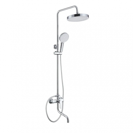 Душевая стойка ProHanss P64 P64.24 хром штанга 153 см, шланг пластиковый 150 см, 3 режима