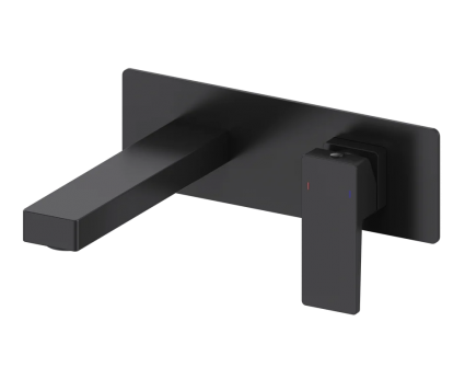 Смеситель для раковины Wonzon & Woghand Cube 2.0 WW-88869068-MB С ВНУТРЕННЕЙ ЧАСТЬЮ, черный матовый, однорычажный, длина излива 18.4 см