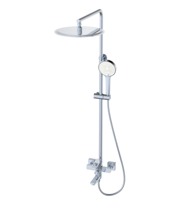 Душевая стойка Wonzon & Woghand Frame WW-88739010-CR хром штанга 151.7 см, шланг 150 см