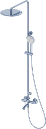 Душевая стойка Wonzon & Woghand Tor WW-88047073-CR хром штанга 168.3 см, 2 режима