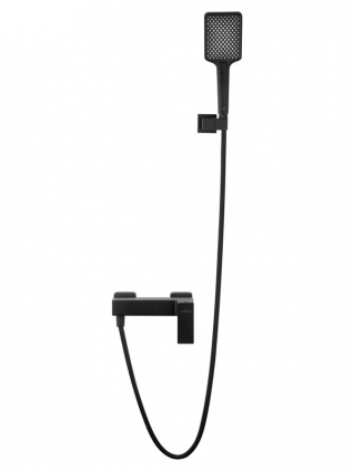 Смеситель для душа Wonzon & Woghand Cube 2.0 WW-88048068-MB матовый черный однорычажный,  в современном стиле