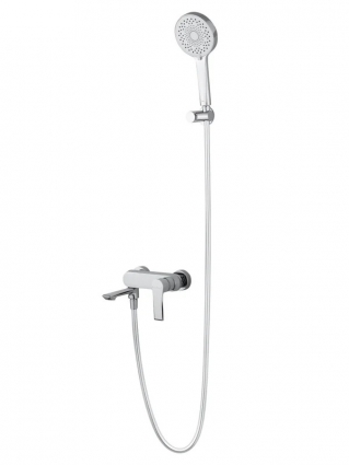 Смеситель для ванны с душем Wonzon & Woghand Brilliant WW-88037079-CR хром, однорычажный,  в современном стиле