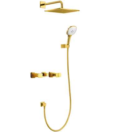 Душевой комплект Wonzon & Woghand Shakespeare WW-654701-DG темное золото шланг 150 см