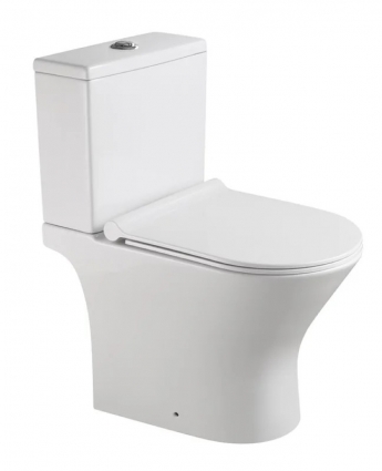 Унитаз-компакт напольный Stella Polar Ронда KN2224000 белый 36x61.5 см