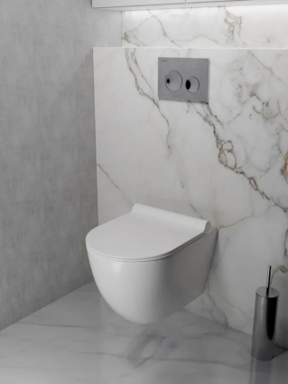 Унитаз подвесной торнадо Knotlor WC49WG, белый, 36x49 см