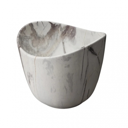 Накладная раковина GID Creativo Mnc9303 36 под матовый камень, круглая, фаянс