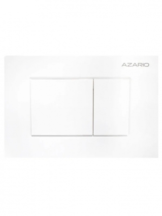 Кнопка смыва для унитаза Azario NEW-TS AZ-ABS-001-W АБС-пластик, цвет глянцевый белый, механическая